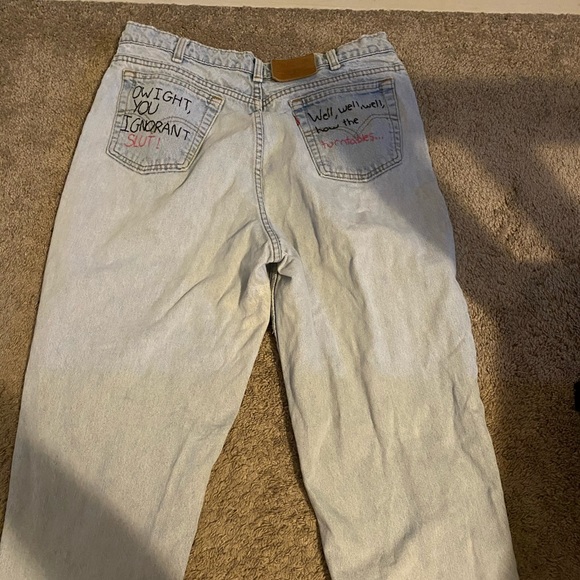 The Office hand embroidered jeans - Picture 4 of 6